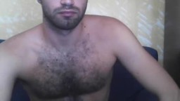 Hairy Alex Plays with His Dick