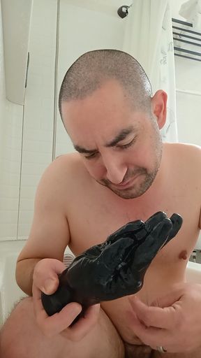 Fisting Toy and Cum Shot