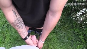 Czech Hunter: Chilling in the park with a horny twink for anal fun