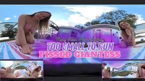 Giantess Emma Shay & Misty Rein Discover Their Little Plaything - VR360