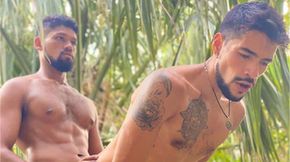 Lovely Couple Fucks In The Nature - Massive Load!