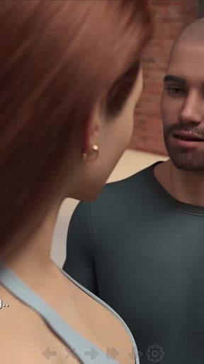 Adored by the Devil #18 - Animated Sex Game - Redhead MILF Outdoor Sex!