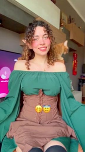 NSFW TikTok Bambi Two Elf Cosplay Fucking Pussy with Huge Dildo