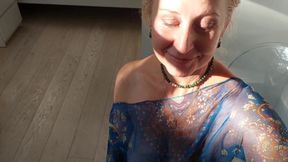 Beautiful Blonde Mature Wife Enjoys Sex After Walk