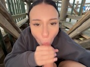 Did They Notice?! Public Park Sex Was Almost Caught