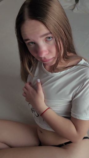Playing Truth or Dare with My Girlfriends Little Stepsister