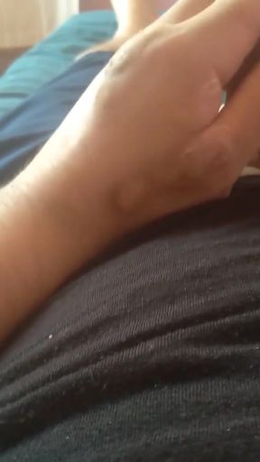 Watch me pull back my delicious foreskin   Clip 2