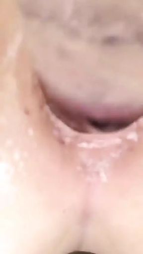 Anal with Dildo &amp; Vibrator in Bubble Bath with Cumshot