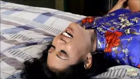 Asian MILF loves huge white cock pounding her