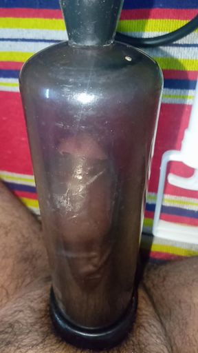 Extremely enlarged pumping dick