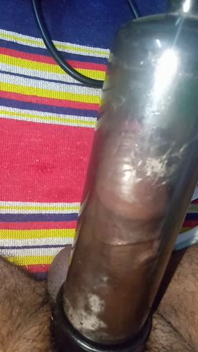 Extremely enlarged pumping dick