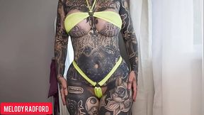 Micro Bikini try on Haul Melody Radford Fucked