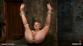 ”Bound blonde slave beaver whipped”