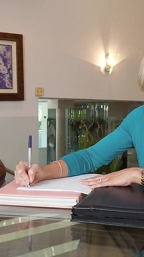 If He's Nice to Her Busty Friend, His Perv Stepmom Will Be Extra Nice to Him at Night