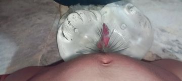 Horny Solo Boy Fills Himself with a Toy🍑