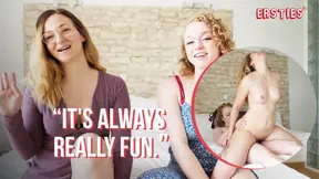 Ersties - Curvy Redheaded Sarah C Explores Her Fantasy With Nikita As She Uses a Strap On