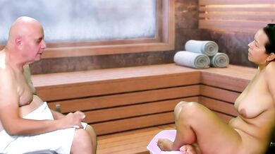 CUMANDRIDE6 Ignites Savage Sauna Throats