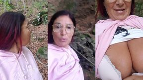 une petite video rapide excibe en foret pour vous dire mes fans que je suis ...