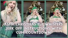 ASMR Christmas Elf Whispers Jerk Off Instructions with Cum Countdown - Dessa Cado - JOI - Microphone