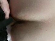 POV huge pegging cumshot