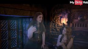 ”MyDirtyHobby - Lara-Timid Meets Her Friend At The Tavern & They Rave About Their Tales From Their Trav - Free Porn Video”