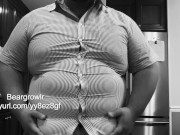 Popping Buttons Belching Belly