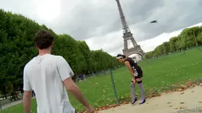 Filthy Whore Gets Fucked Hard On National Monument Outdoors