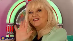 Curvy Katie Wish Is A 63 Year Old Very Decent Grandma But When She's Alone She Gets Very Naughty - MatureNl
