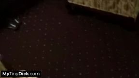Tiny dick gets the blowjob of a lifetime