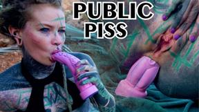 ”TATTOO teen PUBLIC ASS PUMPING masturbation & PISS - toy pee alternative ASS TO MOUTH gape goth punk alt porn”