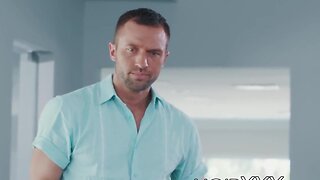 Lucky stud marquee dangelo backside fucks two bottom dudes