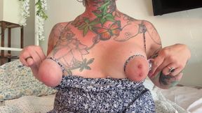 TS Diana Deelight, Feet Toes Nipple Play Self Finger, Double Ended Dildo