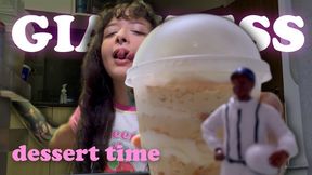 A giantess gets you in the fridge at dessert time. VORE