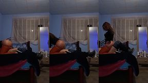 siempre me cabalga mi novia hasta que ambos terminamos muy excitados