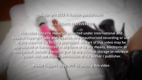 LATEX RUBBER GODESS P2 TEASE N CUM