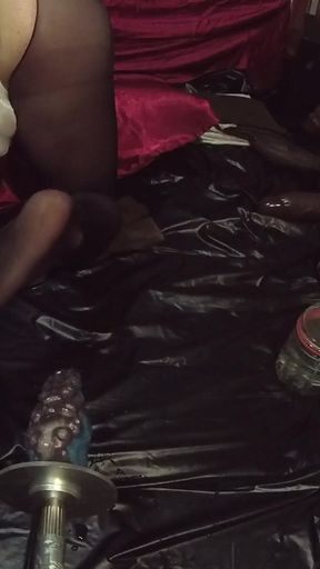 Spandexfemboy - Nylon Feet Fetish Sissy Pantyhose