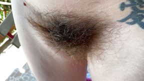 Hairy bush fetish video closeup