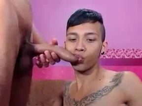 Latin Emo Twinks Fuck on Webcam