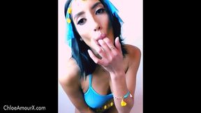 chloe amour s halloween finger fuck