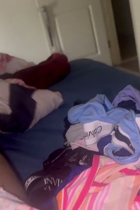 Lazy in Bed Wearing Panties.
