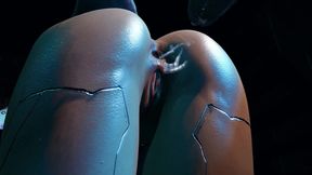 Sexy Robot Chick Wants Dick In Her Ass