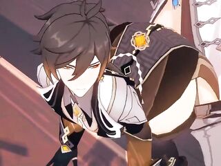 Zhongli x Tartaglia - Genshin Impact Chiluc Queer