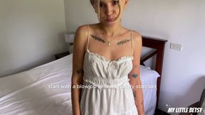 Silly Girl Didn't Read the Lease and Now She's Paying with Her Pussy