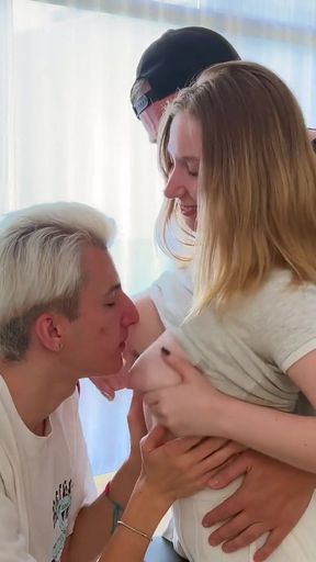 My stepson is still a virgin, it's time to fix it. Well, and have fun yourself   Clip 1