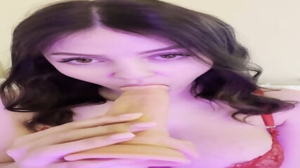 Teen dildo blowjob eye contact