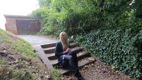 College slut waiting for boyfriend.