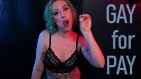 Gay for Pay - Preview - Make Me Bi Femdom POV by Miss Faith Rae with Gay Confession and Dirty Talk - HD 1080p MP4