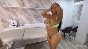 Fake Masseuse Fucks Latina Big Ass Fucked, Comes in Her Big and Delicious Ass