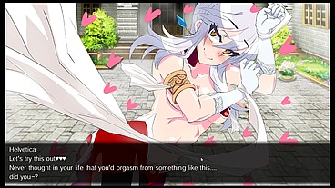 Gehenna [ FUTANARI HENTAI Game ] Ep.10 BDSM LATEX mask makeout !