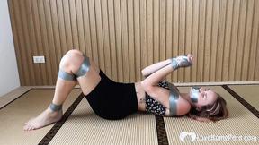 ”Using tape & vibrator to please her”